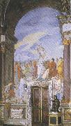 Francesco Furini,Lorenzo the Magnificent and the Platonic Academy in the Villa of Careggi (mk36)
